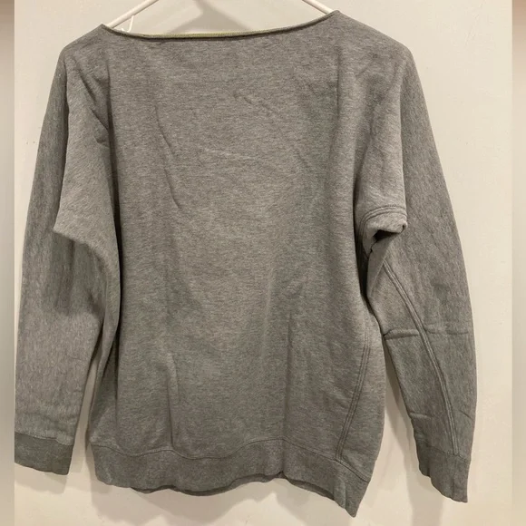 Burton fleece Dolman sleeve boat neck sweatshirt - Picture 2 of 8